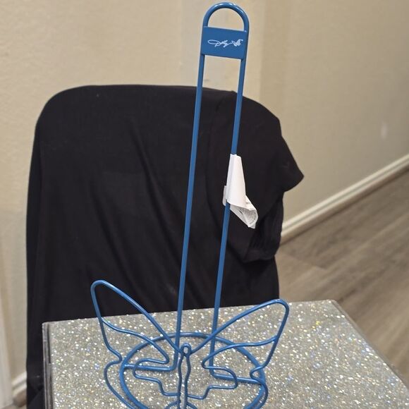 Dolly Parton Butterfly Paper Towel Holder- Blue - Picture 5 of 8